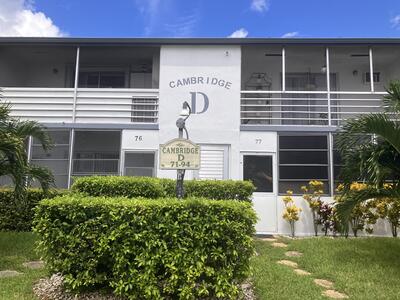 71 Cambridge D, West Palm Beach, FL 33417