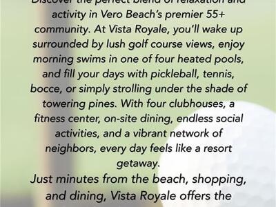 1 Vista Palm Lane, Vero Beach, FL 32962