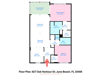 827 Oak Harbour Drive, Juno Beach, FL 33408